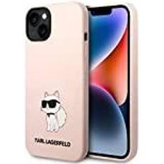 Karl Lagerfeld KLHCP14MSNCHBCP Hülle für iPhone 14 Plus 6,7" hardcase Rosa Silic