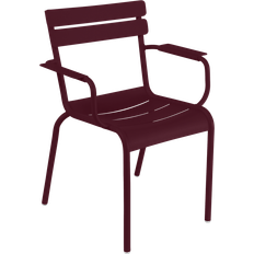 Violet Chaises de Jardin Fermob Luxembourg Fauteuil, Cerisier Noir - Rouge