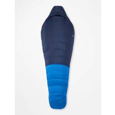 Marmot Helium Sleeping Bag Short, blå Left Zipper Mumiesoveposer 2023