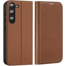 Klapphüllen Dux ducis Samsung Galaxy S23 Plus Etui Skin X2 Series Brun