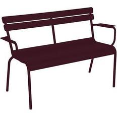 Fermob Luxembourg 2 places - B9 Cerise noire - Rouge Banc de Jardin