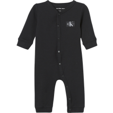 Svarte Jumpsuits Calvin Klein Monogram Rib Bodysuit Ck Black