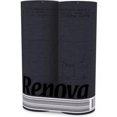 WC-paperit Renova Musta WC-Paperi Hajustettu 16.1m 3-Kerros 140 Arkkia 6 Rullaa