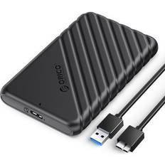 External Enclosures Orico 2.5 Hard Drive Enclosure for 7-9.5mm USB 3.0 to SATA HDD/SSD External Hard Drive Disk Enclosure Case Support 6TB