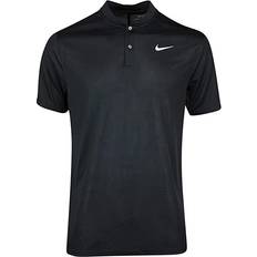 Black - Golf T-shirts Nike Men's Dri-FIT Victory Golf Polo - Black/White