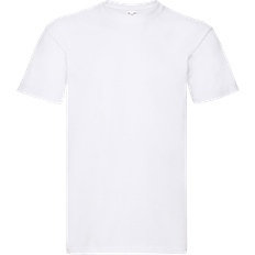 Fruit of the Loom Men's Super Premium Short Sleeve Crew Neck T-shirt - White