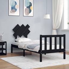 Senge & Madrasser vidaXL Small Single massivt træ Sengeramme
