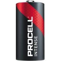 Alkaline Intense Power C industrial batteries are specifically designed to last longer vs. prior Alkaline C batteries in high drain professional devices that require a high amount of power or peaks of power, such as a soap dispenser. 5000394136069