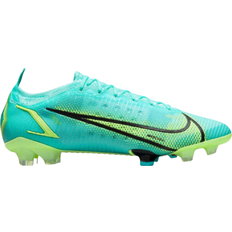 Turquoise - Unisex Football Shoes NIKE Mercurial Vapor 14 Elite FG - Dynamic Turquoise/Lime Glow