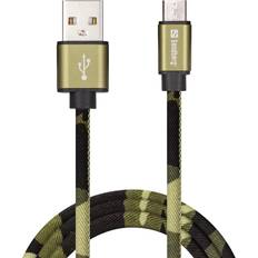 Sandberg Camouflage USB A - USB Micro B M-M 1m