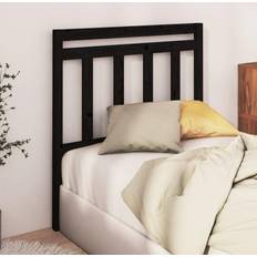 Senger & Madrasser vidaXL black, 106 Solid Wood Pine Bed Bed Headboard