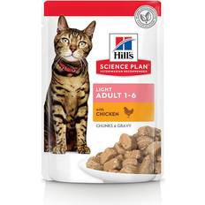 Hill's Science Plan Adult Light Umido Per Gatto - Set % 48 x 85 g Pollo