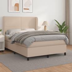 Sängar & madrasser 140 vidaXL cappuccino, 140 200 cm/plain design Box Spring with Mattress Colours/Sizes/Models Continental Bed