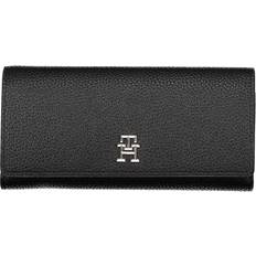 Tommy Hilfiger Large Monogram Trifold Wallet - BLACK One