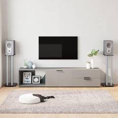 Speakerstandaards vidaXL Gehard Glas Luidsprekerstandaards 2 St