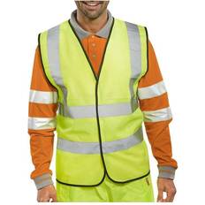 5XL Werkvesten Beeswift Seen Hi-Vis Hesje Veiligheidskleding Oranje