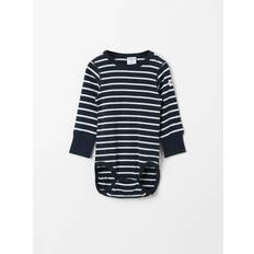 Polarn O. Pyret Stripe Babygrow Navy Stripes 1.5-2y x 92