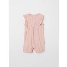 Pink Playsuits Children's Clothing Polarn O. Pyret Ruffled Baby Romper Pink 9-12m x