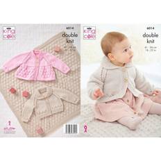 King Cole 6014 DK Pattern Baby Jacket Cardigan Blanket