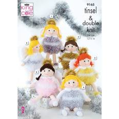 Jul Handarbetsmönster King Cole 9165 Chunky & DK Pattern Little Angel Christmas Toy