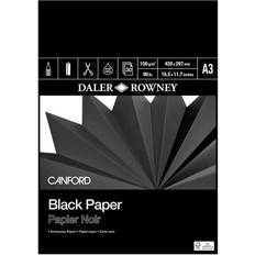 Papeles Daler Rowney Canford Black Paper Pad A3