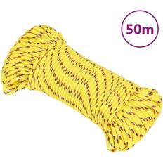 Náutica rebaja vidaXL Cuerda de barco polipropileno amarillo 5 mm 50 m Amarillo