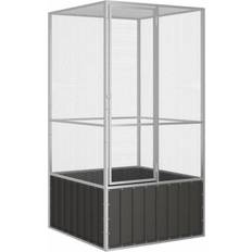 Bird cage vidaXL Bird Cage Anthracite 111 x 107 x 211.5 cm