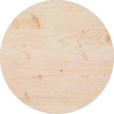 Runda Bordskivor vidaXL Ø50 x 2.5 cm Massiv Furu Bordsskiva