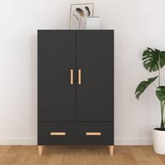 Kasten vidaXL Hoge Kast 70 x 31 x 115 cm Bewerkt Hout Zwart