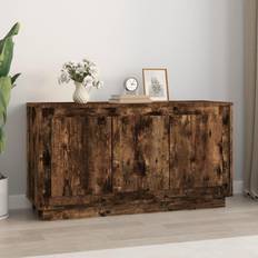 Armoires vidaXL Chêne Fumé 102x35x55 cm Bois d'ingénierie Buffet