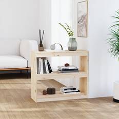Møbler vidaXL 80x30x71,5 massivt Bogreol