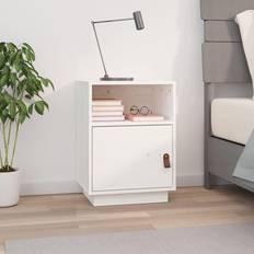 Pines Bedside Tables vidaXL Cabinet Bedside Table