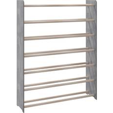 Pines Hallway Furniture & Accessories vidaXL Grey, 90 Engineered Wood Shoe Rack
