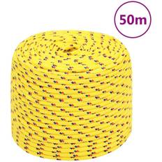 vidaXL Boat Rope Yellow 10 mm 50 m Polypropylene