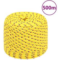 Bootsblöcke vidaXL yellow, 8 mm/ 500 m Marine Rope Dock Coil Boat Line Polypropylene Rope Multi Sizes Multi Colours