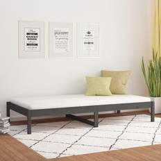 vidaXL grey, 90 Pine Day Sofa