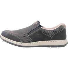 Rieker Men Shoes Rieker Komfort Slipper schwarz NAMUR/TECHKNIT schwarz