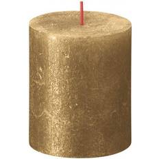 Goedkoop Kaarsen Bolsius Stompkaars Shimmer 8x6.8 cm Goud