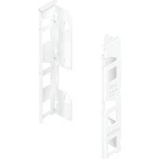 Blanc Systèmes de Stockage Blum Holzrückwandhalter Höhe K 144 mm Links/Rechts Seidenweiss Matt Système de Stockage