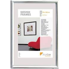 MDF Bilderrahmen Kunststoff design frames silber, kunststoffrahmen Bilderrahmen