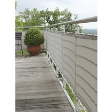 Abdeckungen für Terrassenheizer Floracord Balkonverkleidung Silbergrau