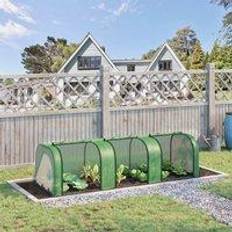 OutSunny PE Tunnel Greenhouse Green Grow House Frame Stainless steel Plastic