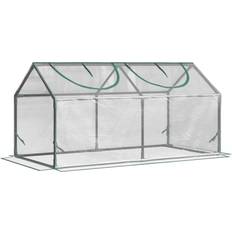 Invernaderos OutSunny Mini Greenhouse Portable Flower Planter Tomato Vegetable