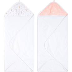 Aden + Anais Baby Classic Muslin Hooded Towel Pack 2