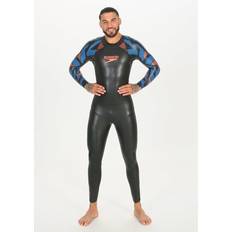 Hombre - Impermeable Trajes de baño Speedo Traje de neopreno Proton negro azul - Black