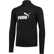 Puma Herren Bikinioberteile Puma Herren Long Sleeve Rash-Guard-Shirt, Schwarz