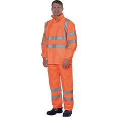 XL Chaquetas de Trabajo Asatex Warnschutz-Regenjacke Gr.XXL, orange PREVENT