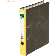ELBA Rado Ring Binder Folder Clouded Marble A4 Narrow 1 Item Yellow