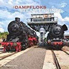 Dampfloks 2024 Broschürenkalender 30x60 geöffnet