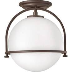 Bronze Ceiling Flush Lights Hinkley 3403 Somerset Ceiling Flush Light